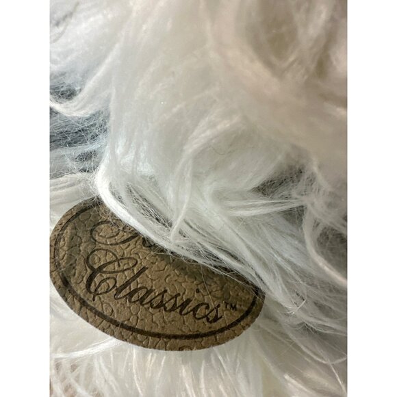 Yomiko Classic Shih Tzu Dog 14" Gray White Plush Stuffed Animal Russ Plaid Bow - Picture 6 of 7